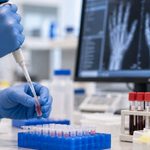 Analisis de muestras en laboratorio medico