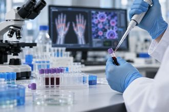 Un anticuerpo experimental logra remisión al año en seis de diez pacientes evaluables con lupus en un pequeño ensayo 4 Investigacion biomedica con muestras de sangre